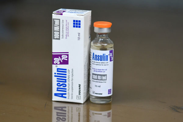 Ansulin 30/70 100IU Vial